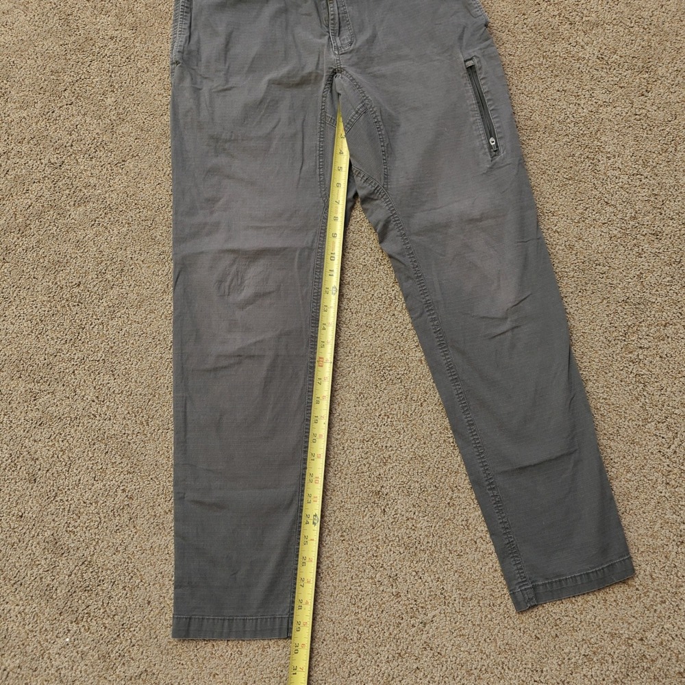 Vuori Ripstop Pant Mens XL Charcoal Grey Organic Cotton Stretch V412 Hiking - Picture 10 of 14